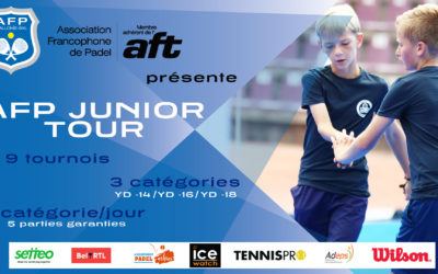 Le Vautour organise le premier tournoi de padel junior du circuit belge : l’AFP Junior Tour.